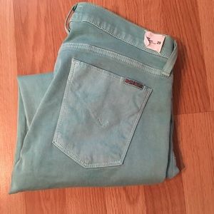 Hudson Harkin Skinny Crop teal